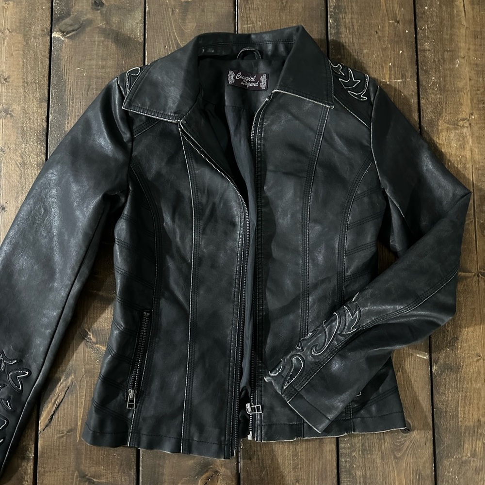 Faux Leather Jacket